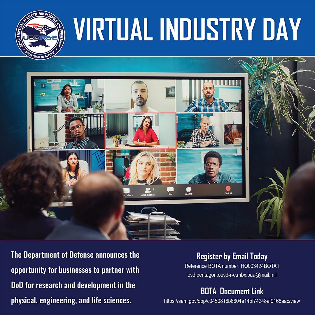 Virtual Industry Day poster