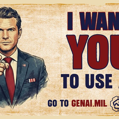 AI, GENAI, Poster, Hegseth