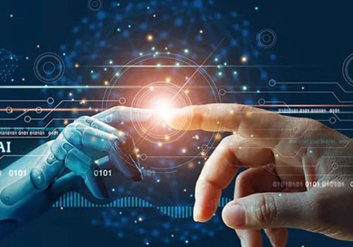 Artificial Intelligence and Human Touch Join as One-Concept Art