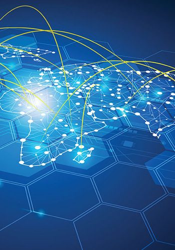 Stock Image of Continents Over a Grid Stock Image of Continents Over a Grid