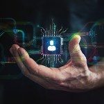 hand-holding-digital-person-icon-2154509598