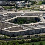 Overhead view of the Pentagon Building
