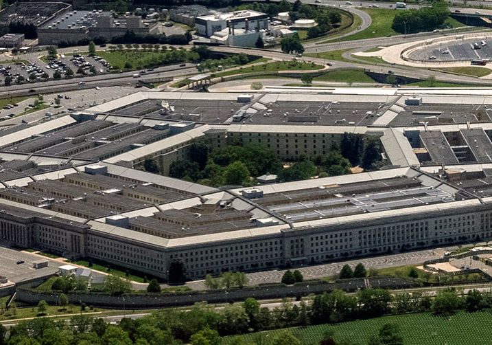 Overhead view of the Pentagon Building Overhead view of the Pentagon Building
