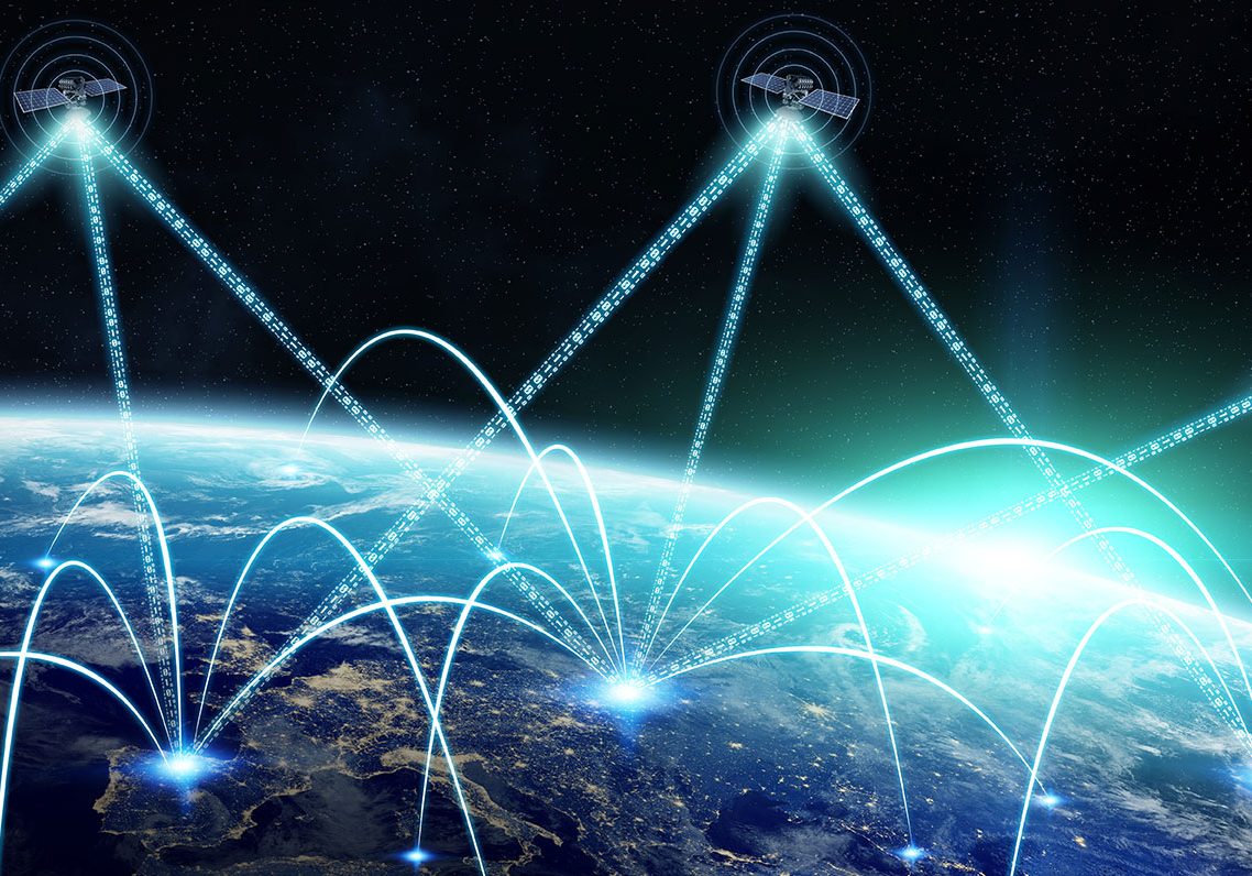 Satellite Beams Bounce on the Earth